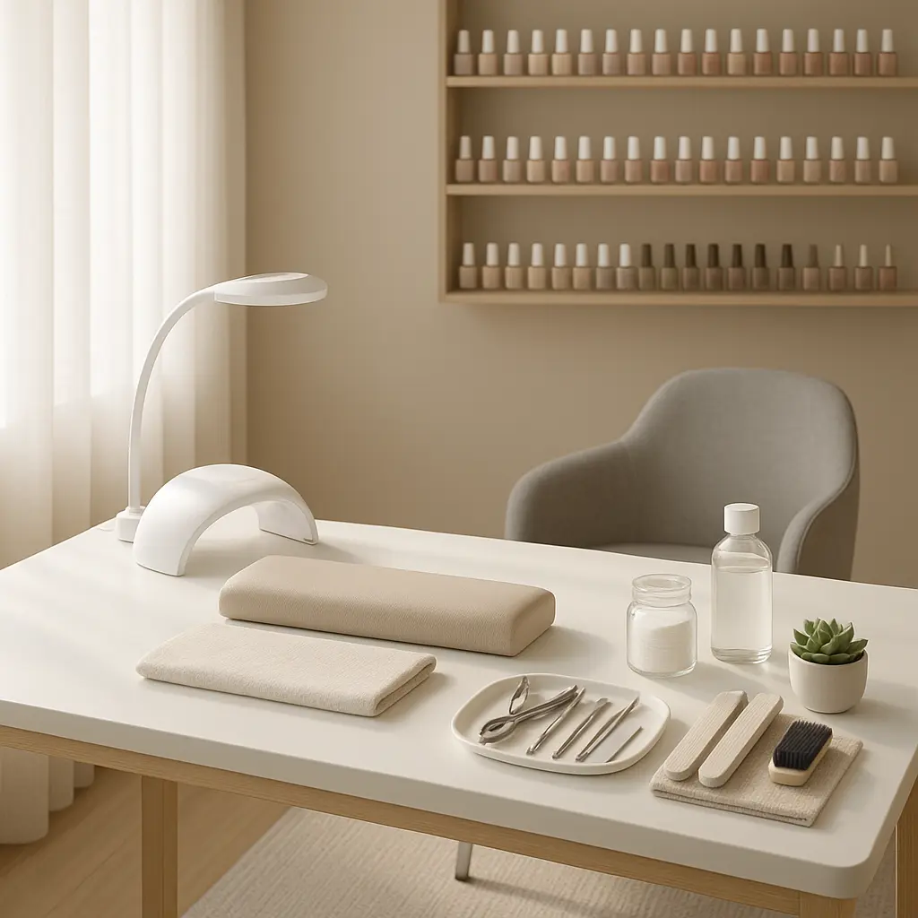 Modernes Nagelstudio Interieur in Wien